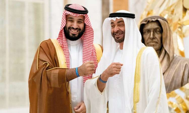 محمد بن زايد وبن سلمان